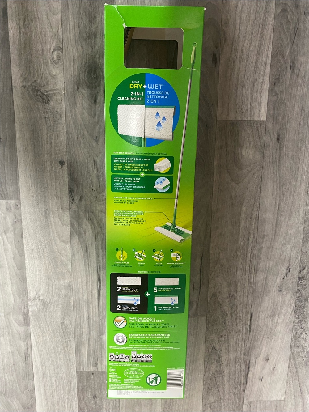 Swiffer Dry + Wet Sweeper Kit - Green - Picture 3 of 3
